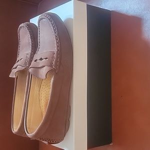 Mephisto brown leather loafers